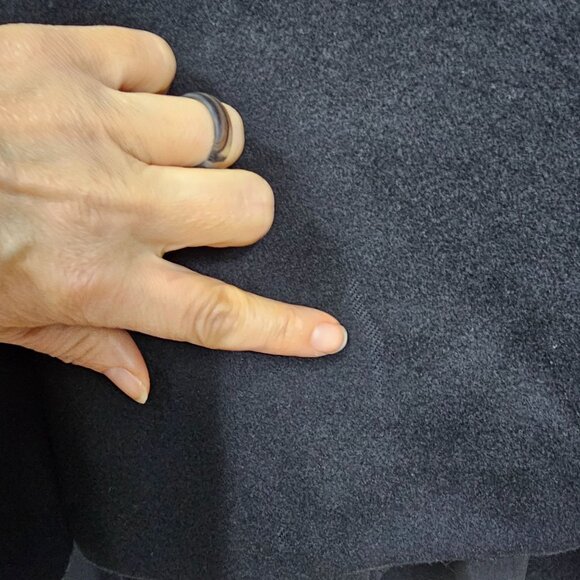 VTG 60s Holly Deb Double Breasted Embroidered Wool Coat XL Formal Quiet Luxury - Picture 5 of 14